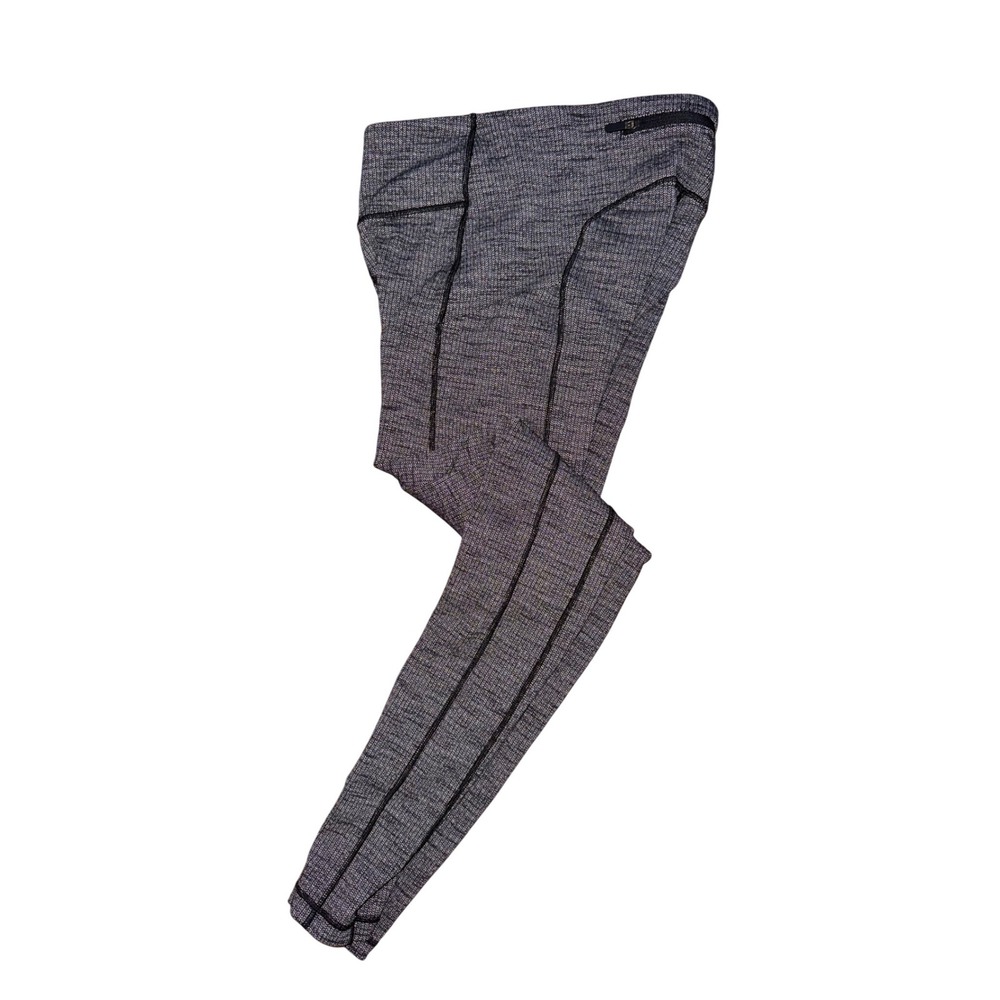 Lululemon Speed Up Tight 28" Size 4 Gray Black Pocket Leggings - Picture 4 of 7